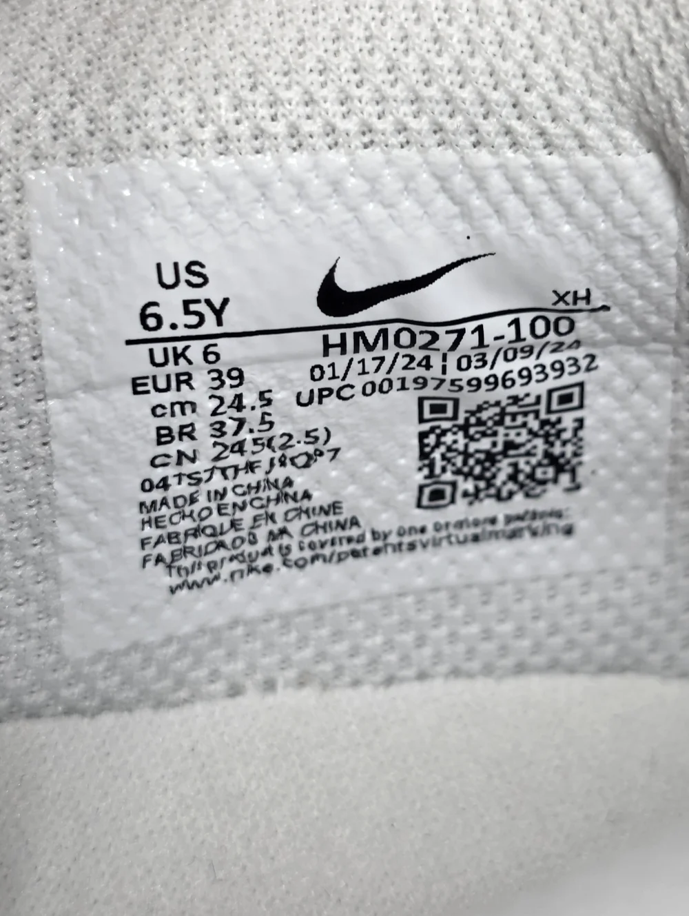 Nike Air Zoom Gt Cut 3 Fp Gs Blueprint Pack HM0271-100 Youth Size 6.5Y New